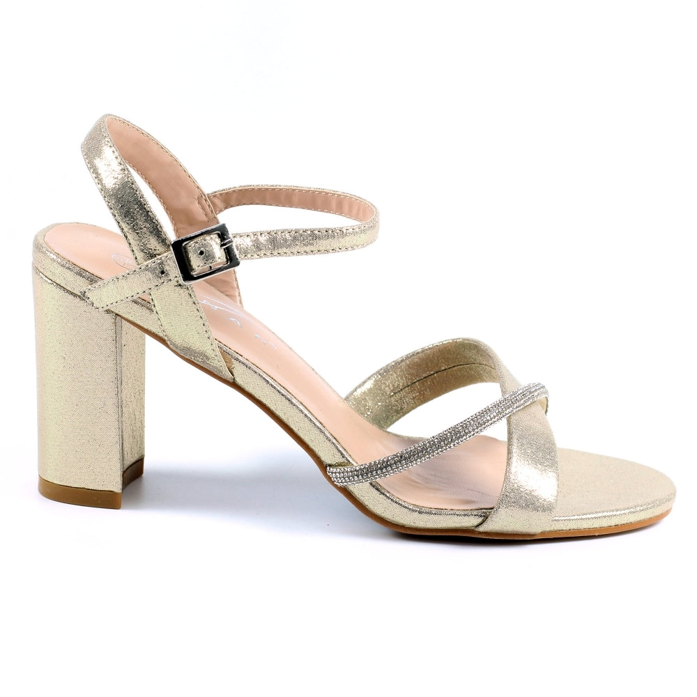 Lunar Strappy Sandal Gold JR Shoes