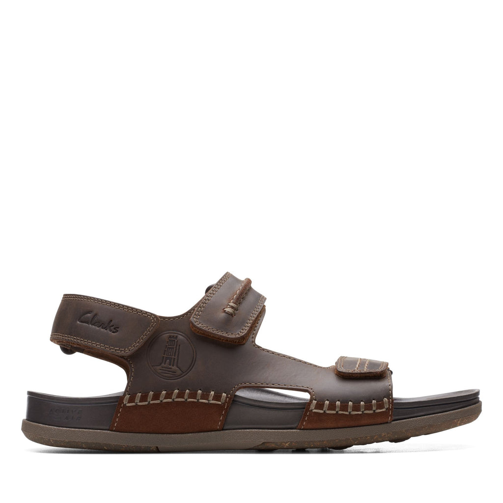 Mens leather 2025 sandals clarks