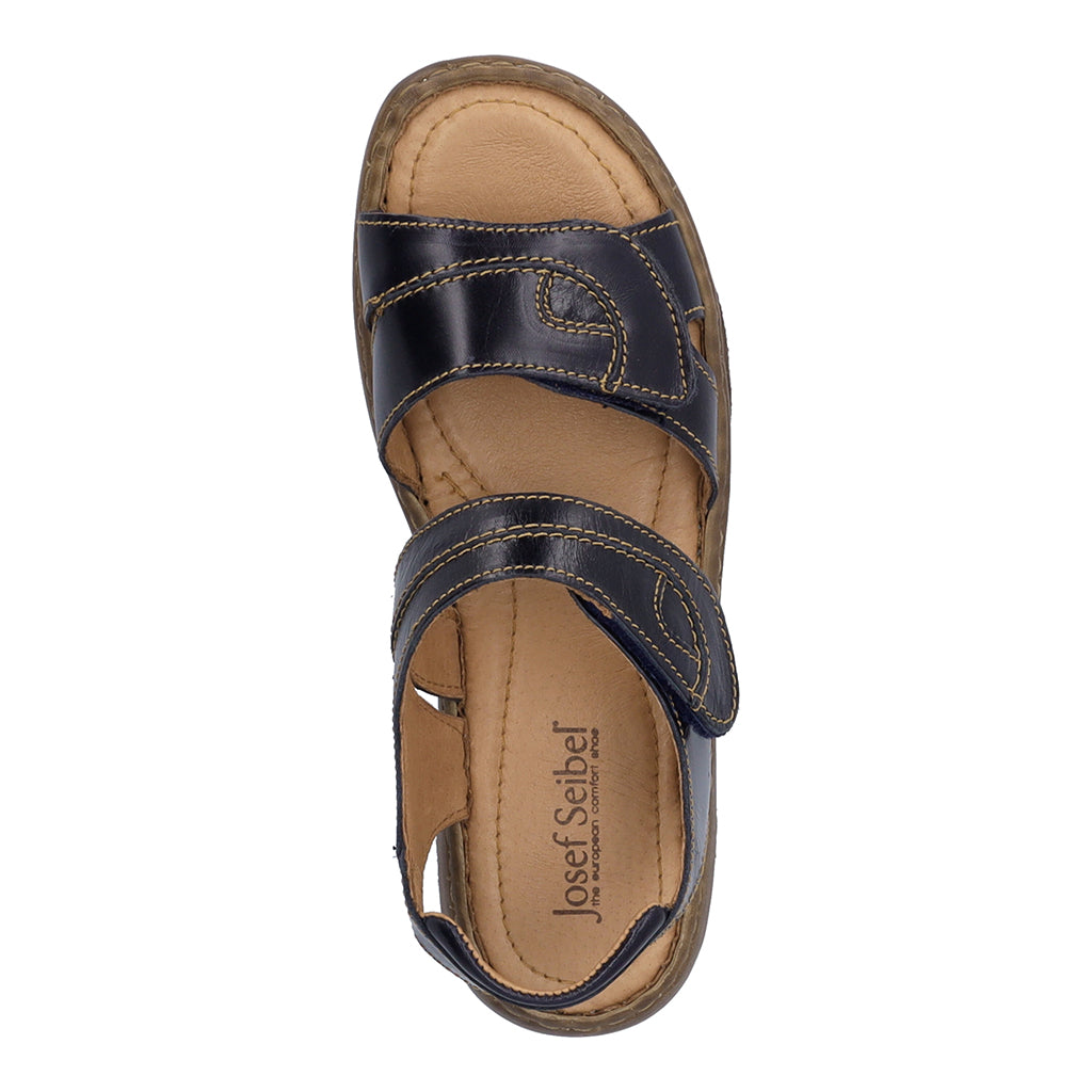 Josef Seibel Debra 19 Women's Hook And Loop Strap Leather Sandal In Beige Size 7 Josef Seibel Debra 19 Women's Hook And Loop Strap Leather Sandal In Beige Size 7