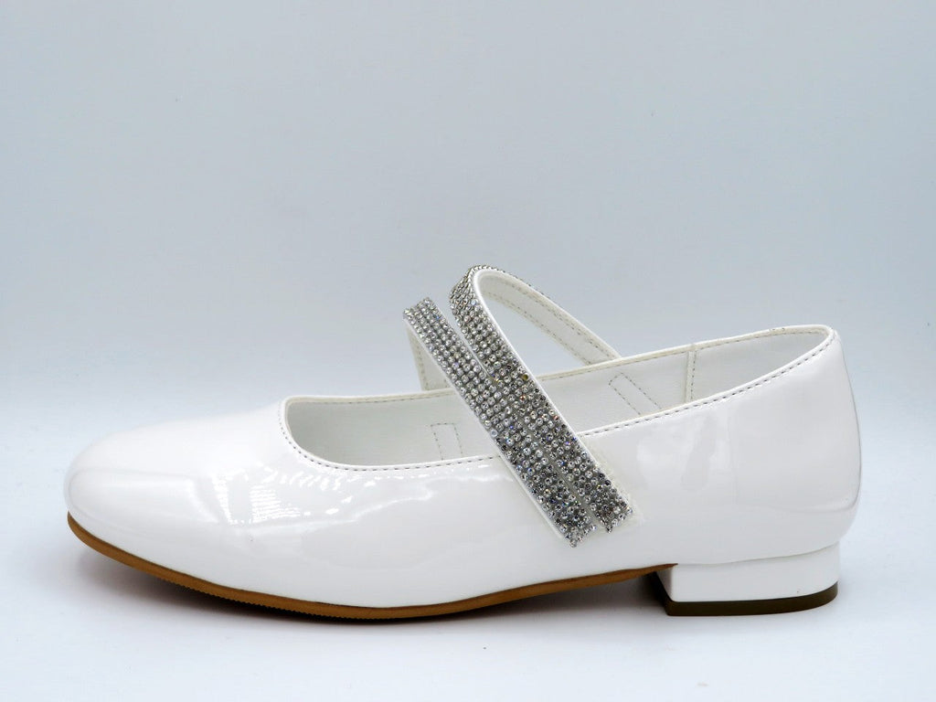 Dubarry Shoes White Patent Communion Shoes Dubarry Communion Shoe