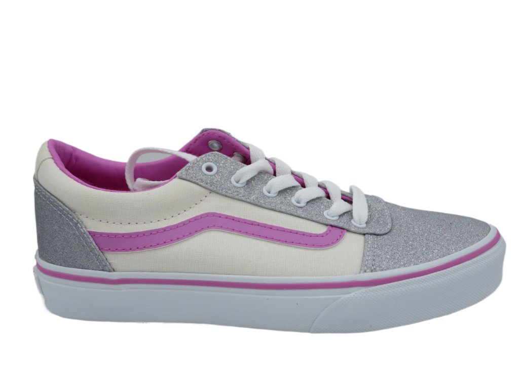 Womens grey 2025 and pink vans